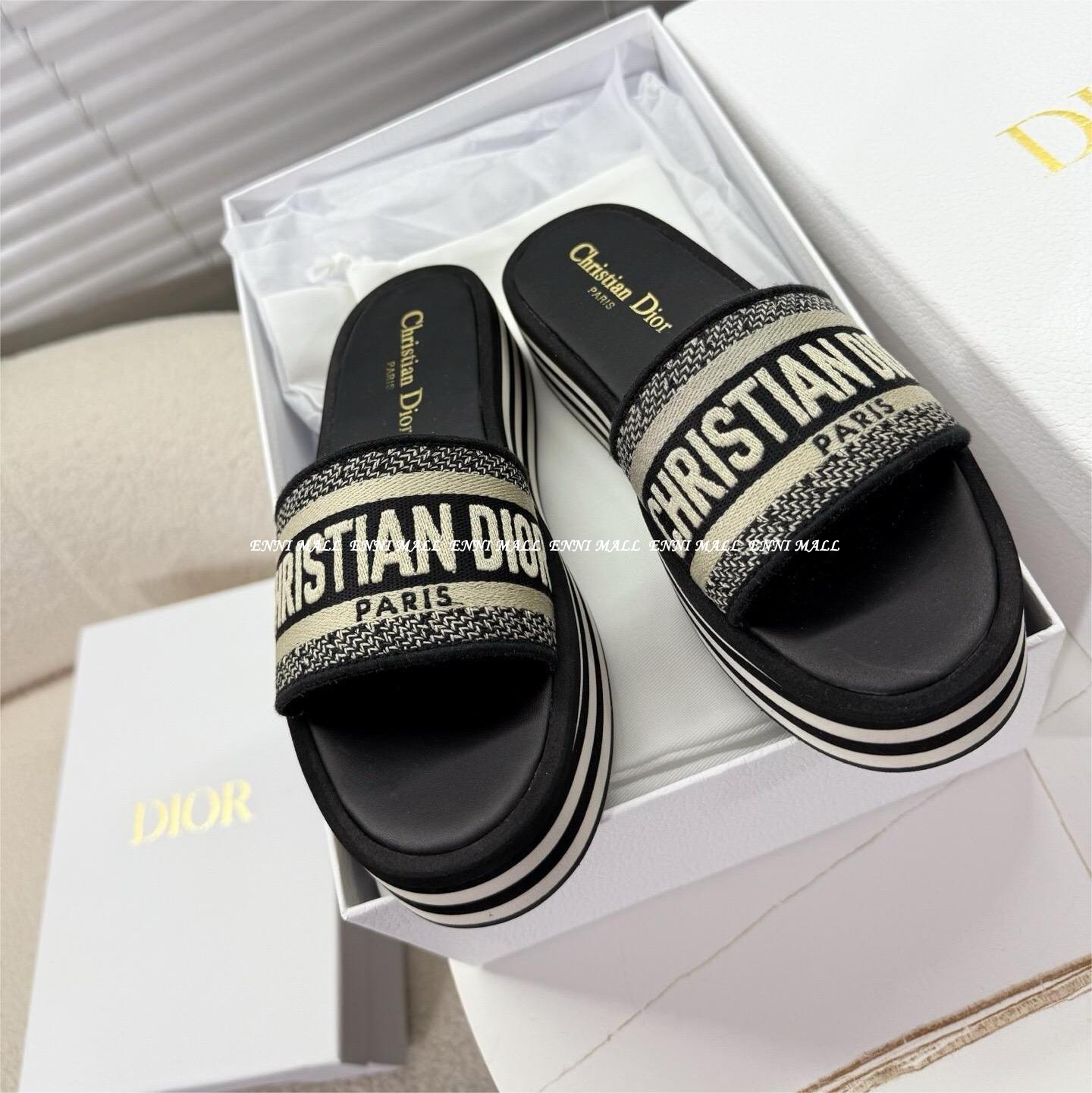 디올 슬리퍼 (3.5cm)