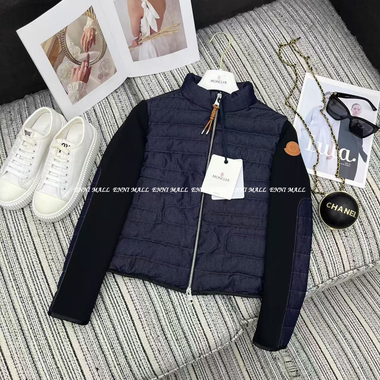 몽클레어 니트 패딩 (여)